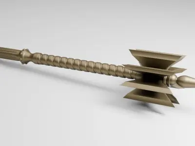 Mace ax  for 3D printing and CNC machines 3D print model