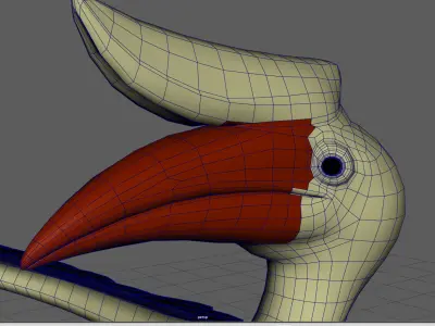 Horbill 3D model
