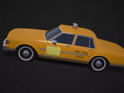 Chevrolet Caprice Taxi 1990 3D model