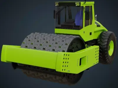 Compactor 2 Untextured 3D model