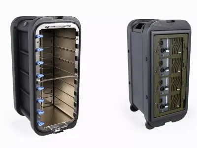 Klas Voyager 8 Transit Case Low-poly 3D model