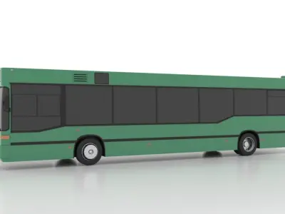 Mercedes-Benz O405N2 Low Low-poly 3D model