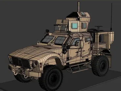 M-ATV military vehicle 3D model