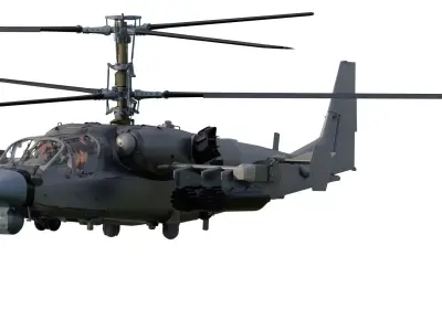 Kamov ka-52 Alligator 3D model by stationary94