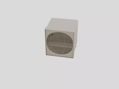 Underground Facility Ventilation Fan Unit for 3D print 3D model