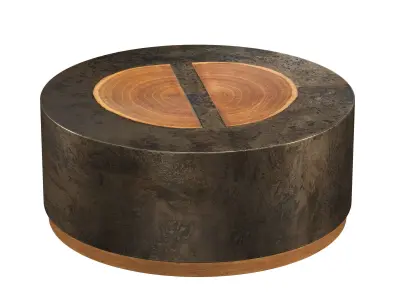 Acacius Round Coffee Table 3D model