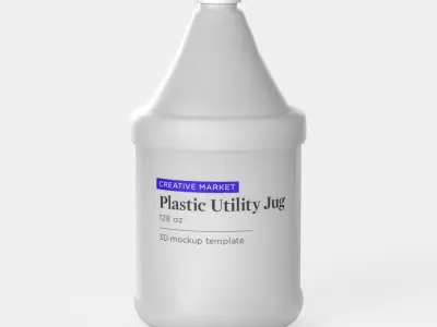 Plastic Gallon Utility Jug 3D model