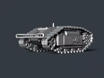Goliath Tracked Mine RoZ 3D print model