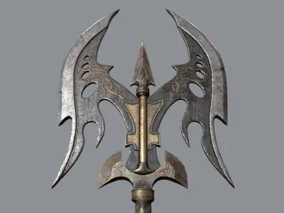 Weapon AXE Low-poly 3D model buy