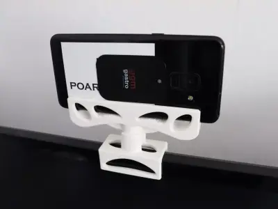 Phone Holder As Webcam Free 3D print model