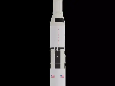 Saturn V Free 3D model