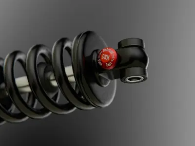 MTB Coil Shock DNM Low-poly 3D model