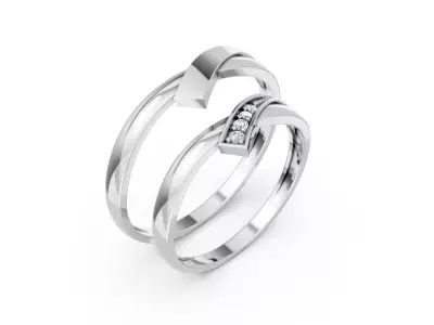 Wedding ring - 7 3D model