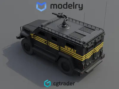 SWAT Vehicle 3D model purchase