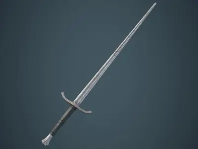 Longsword 1B Low-poly 3D model