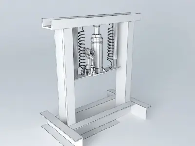 Press machine Free 3D model