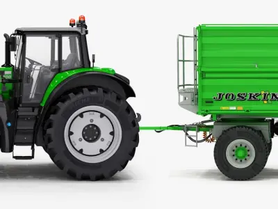  Tractor Utility with Front Loader and Tipping Trailer  purchase
