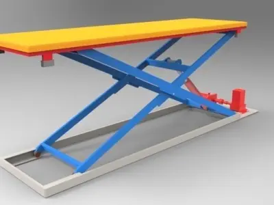 scissor lift Free 3D model purchase