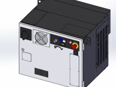 R-30iB Controller A Cabinet Free 3D model