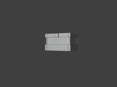Indian Railways Stall Low-poly 3D model