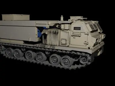 Israeli Defence Forces M270 MLRS 3D model