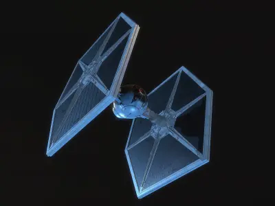 Tie Fighter Star wars 3D model by Ostap604