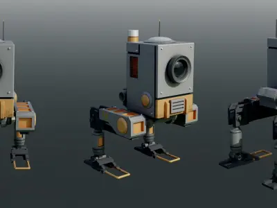 ROBOT L2 Free low-poly 3D model