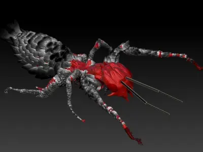 gore red ant horror  3D model