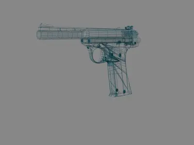 Gun John Wayne 3D model