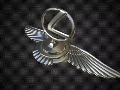 lexus logo 3D model from CGTrader