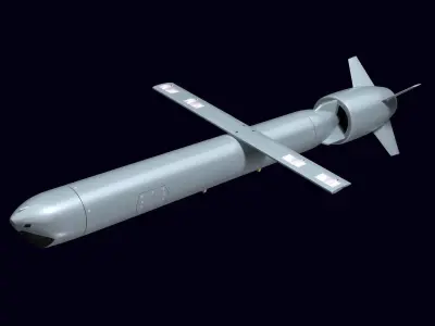 Wind Demon missile 3D model