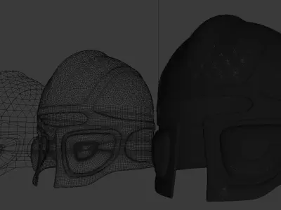 Helmet different helmets 3D model
