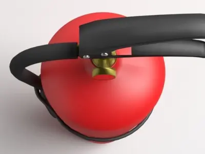 Fire Extinguisher 4 3D model