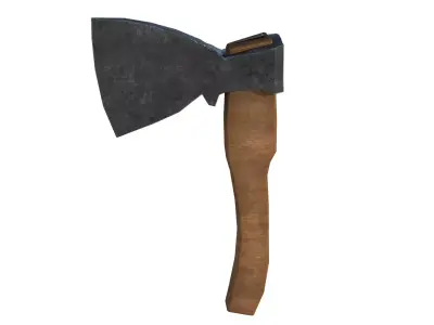 Axe 03 Low-poly 3D model