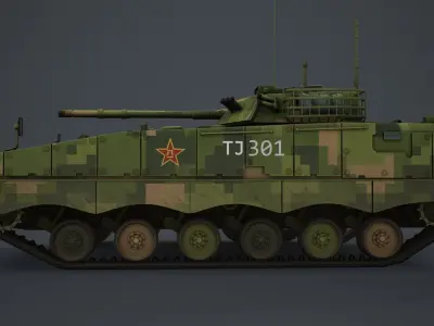 ZBD 04A Low-poly 3D model