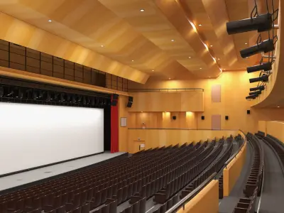 Big Conference Hall 3D model