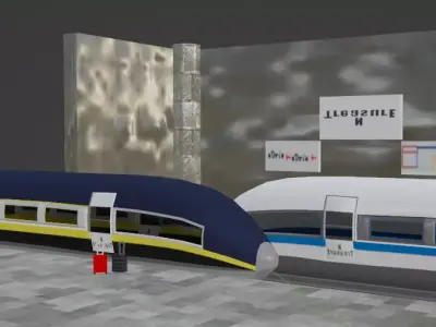 station 3D model