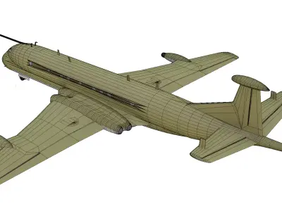 Hawker Siddeley Nimrod Low-poly 3D model purchase