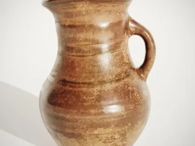 Jug  Pot 19th century Low-poly 3D model