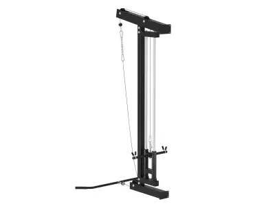 Wall-mounted Lat Pulldown Machine 3D Model 3D model