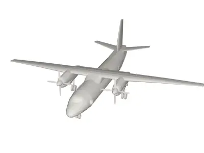 Military Plane concept 3D model buy