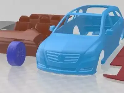 Mercedes Benz R Class 2011 Printable Car  3D print model