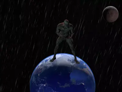 zombie stand up Free 3D model