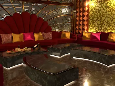 Private Wine Room 3D model