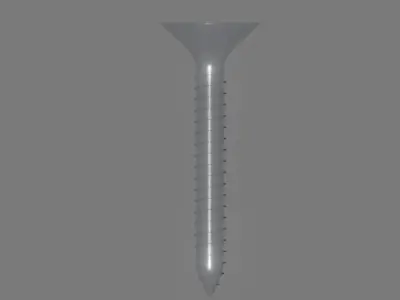screw 3D model Textured
