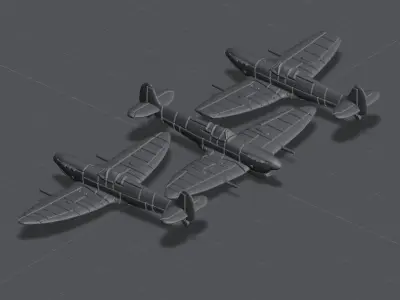 British WW2 Aircraft 3D print model