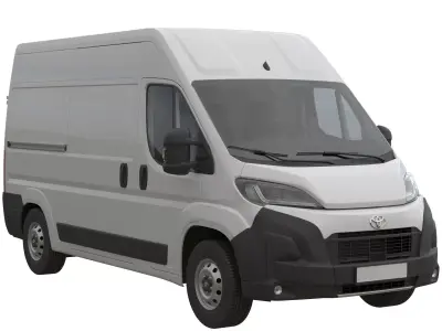2024 Toyota Proace Max L2H2 Detailed interior 3D model