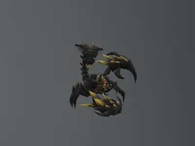 Dark Scorpio Low-poly 3D model