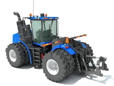 New Holland Agricultural Tractor 3D model