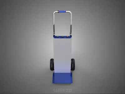 MOTORIZED POWER BATTERY HAND TRUCK DOLLY HANDTRUCK STAIR CLIMBER 3D model